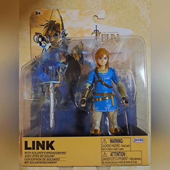 JAKKS Toys Legend Of Zelda Breath Of The Wild 4 Action Figure Link